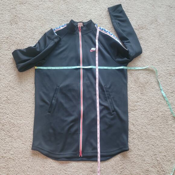 Nike Black Performance Jacket with Red and Blue Accents - Picture 6 of 14